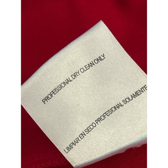 Y2K City Studio Red Rhinestone Embellished Cocktail Dress Size 7/8 Sleeveless - Picture 7 of 7